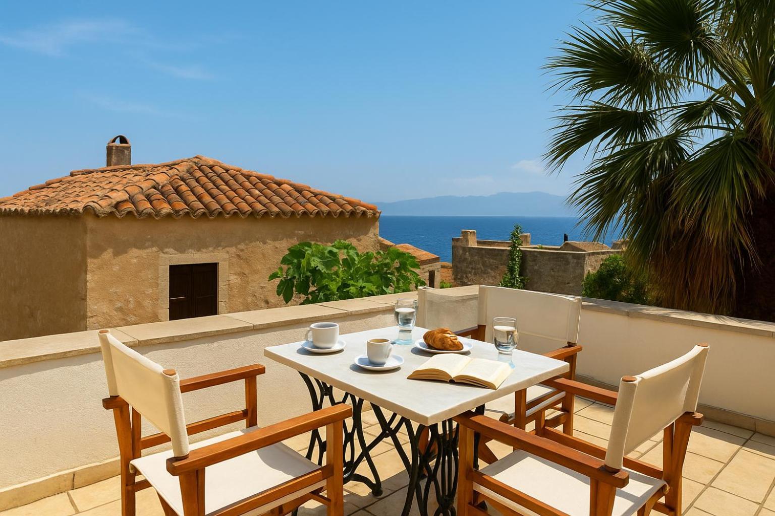 Menexes Suites Monemvasia Bagian luar foto